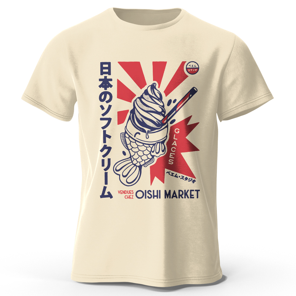 Japan Lifestyle And Culture - Camiseta 100% algodón con estampado de