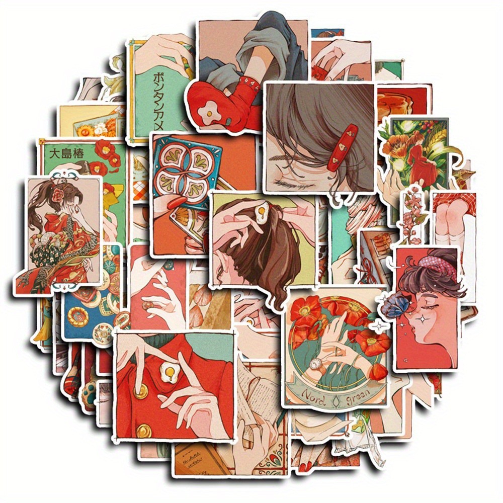 50 Pegatinas de Estilo Vintage - Japanese Lifestyle Japanese reseña y precio